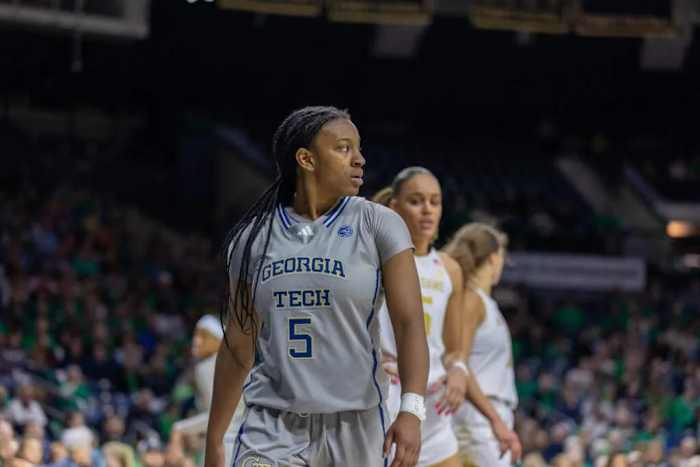Freshman guard Tonie Morgan at Notre Dame